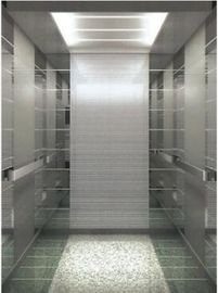 High Speed Automatic Passenger Elevator Hairline Stainless Steel
