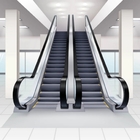 Public Shopping Mall Escalator Transparent Balustrade Indoor Railway Station Escalator