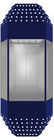 Fuji AC Drive Type Sightseeing Elevator For Shopping Mall / Hotel