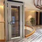 Side Opening Type Glass Personal Home Elevators With Steel Frame