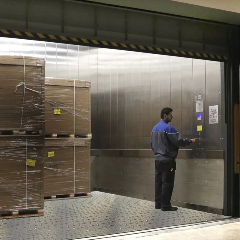 FUJI Warehouse Freight Elevator AC VVVF Drive Cargo Elevator Lift