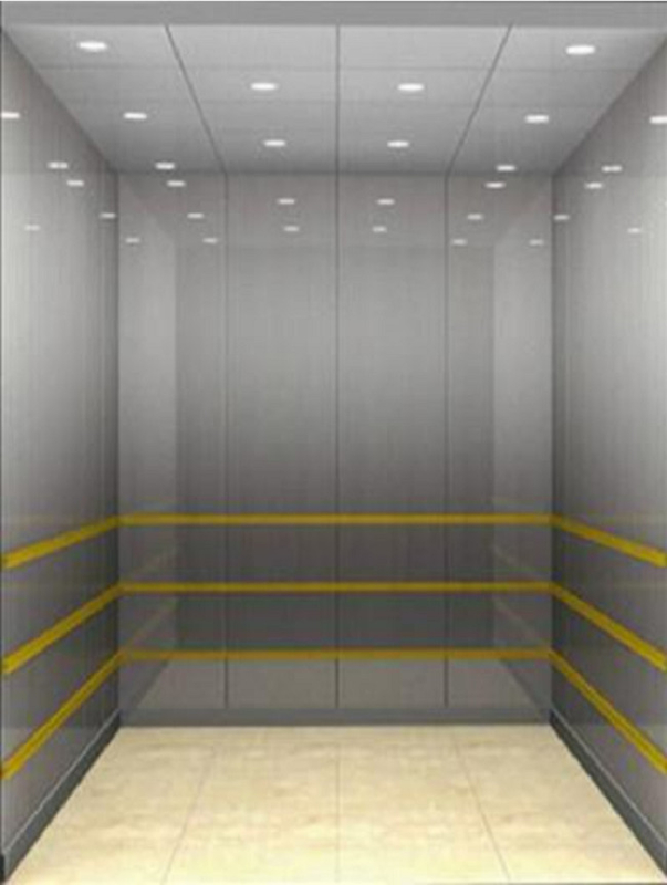 HSS Painted Steel Warehouse MRL Freight Elevator With Less Shaft Height