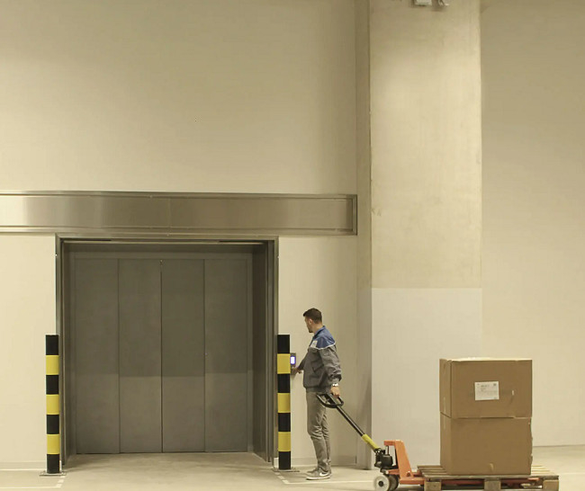 Fuji Warehouse Cargo Freight Elevator Painted Steel Goods Lift Elevator