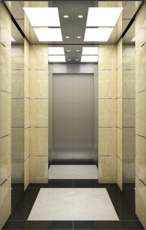 Commercial MRL Shopping Mall Elevator With Fire Lift